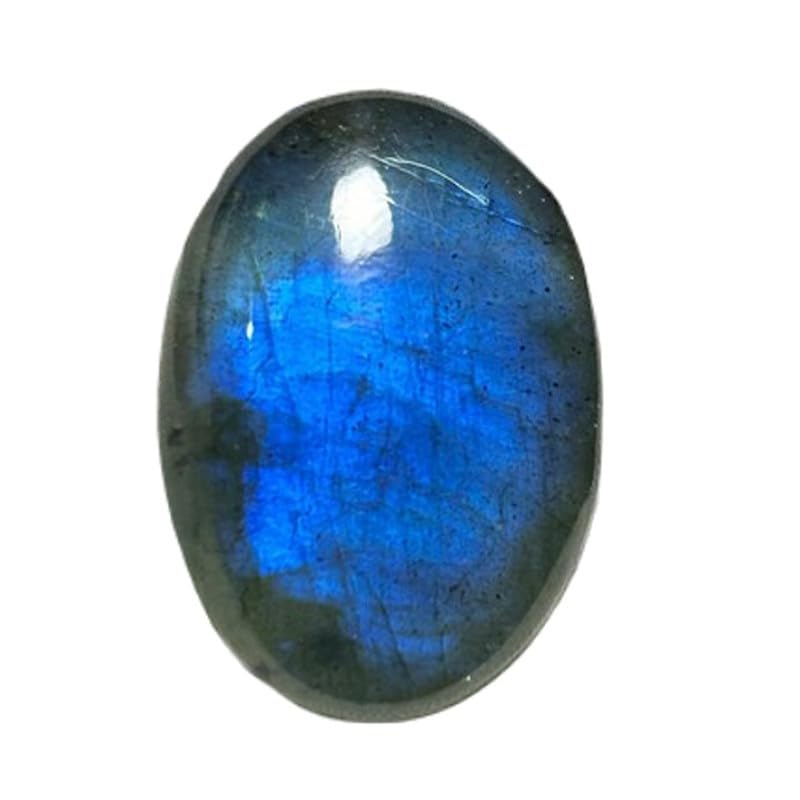 Labradorite bleue véritable en cabochon 28x20mm pour créer un collier DIY