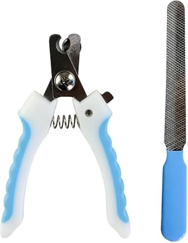 Alicate para Corte de Unhas de Pets AZUL Alicate de Unhas para Cães e Gatos Fácil de Usar Corte Prec