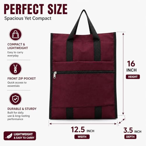Image of Aklima Men's Waterproof Shopping Bags,Light weight Nylon Travel Tote Bag,Women,Girls,Boys tuition Bags, Mens and womens Daily Use Tote Bag