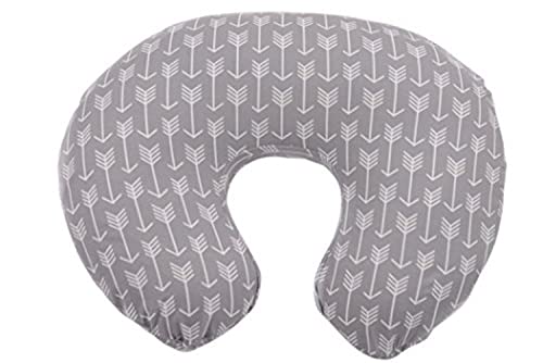 Image of Nursing Pillow Cover by Danha| Breastfeeding pillow cover | Soft and Stretchy Jersey Cotton Fabric Fits Snug On Nursing Pillows While Breast Feeding | New mom gifts/ Baby registry must haves