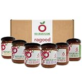 Box Degustazione Ragù Vegetale Sugo Plant Based Assortito 6 Gusti Sugo Pronto Vegano Ragù senza carne Senza Lattosio Made in Italy V-Label Confezione 6 Pezzi 185g (RAGOOD)