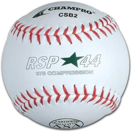 Champro Cork Synthetic Cover, Red Set (White, 12-Inch)