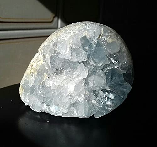 Clúster de Celestite Azul Natural (90-140g) para Decoración de Hogar 6