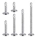Wensilon for Sheet Metal Self-Tapping Screws 410 Stainless Steel Truss Head High-Strength Quick Tapping Screws kit Size #8×1/2”~#8×2”（Pack of 70）