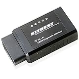 Kitbest OBD2 Scanner for iOS (iPhone, iPad) & Android Devices, Professional OBD II Car Diagnostic Code Reader Check Engine Light Scan Reader Supports Torque, OBD Fusion, OBD Auto Doctor App