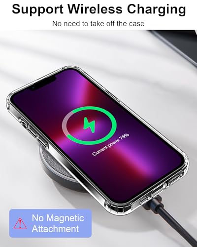 Image of HOOMIL Case for iPhone 13 Pro Max, Anti-Yellowing, Crystal Clear