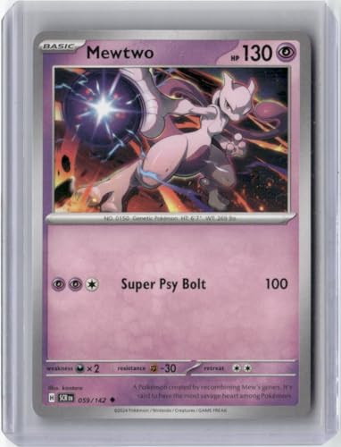 2024 PKM SV07: Stellar Crown Mewtwo 059/142 Uncommon TCG Trading Card Game Card