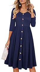 Z1-navy Blue 3/4 Sleeve