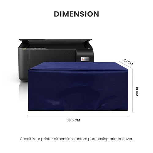 Image of Alifiya Dust Proof Washable Printer Cover for Epson Ecotank L3211 / L1250 All-in-One Ink Tank Printer - Blue