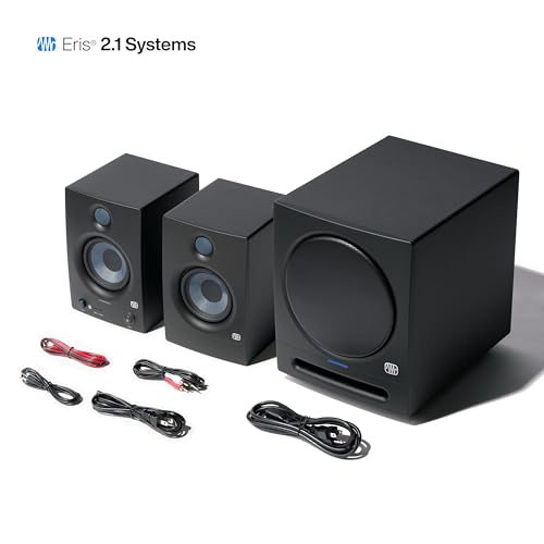 PreSonus Eris 4.5BT Gen 2 et Eris Sub 8BT caisson de basse