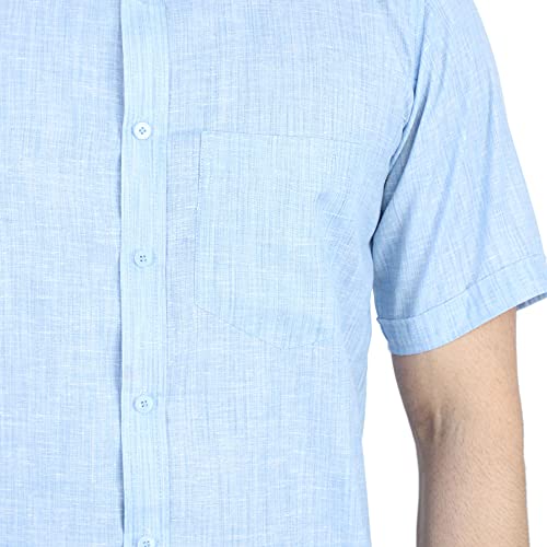 Image of TAHVO Men's Regular Fit Long Sleeves Cotton Formal Shirt