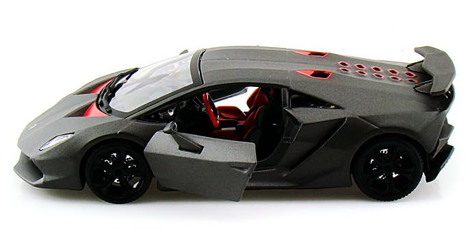 Lambo Sesto Elemento Sports Car, Gray - 1:24 miniatura 2