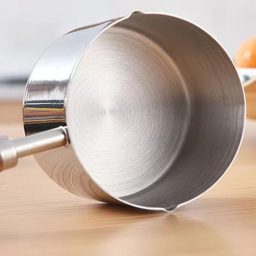 BinaryABC Mini Sauce Pan Cooking Pot, Stainless Steel with Pour Spout, 250ml by BinaryABC - Image 7