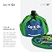 Lay-n-Go 2-in-1 Small Portable Drawstring Toys Storage Organizer and Play Mat for Room and Travel, Made for Kids and Toddlers with a Durable Patented Design, 18 inch, Green/Blue