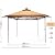 OUTDOOR LIVING SUNTIME Pop Up Gazebo Polyester Canopy Tent