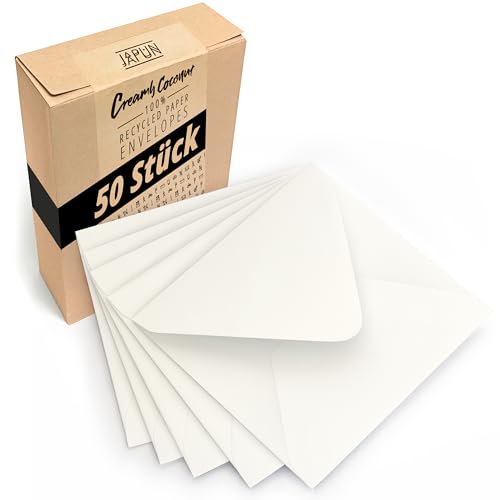 Japun – quadratische Briefumschläge (50 Stück) aus...