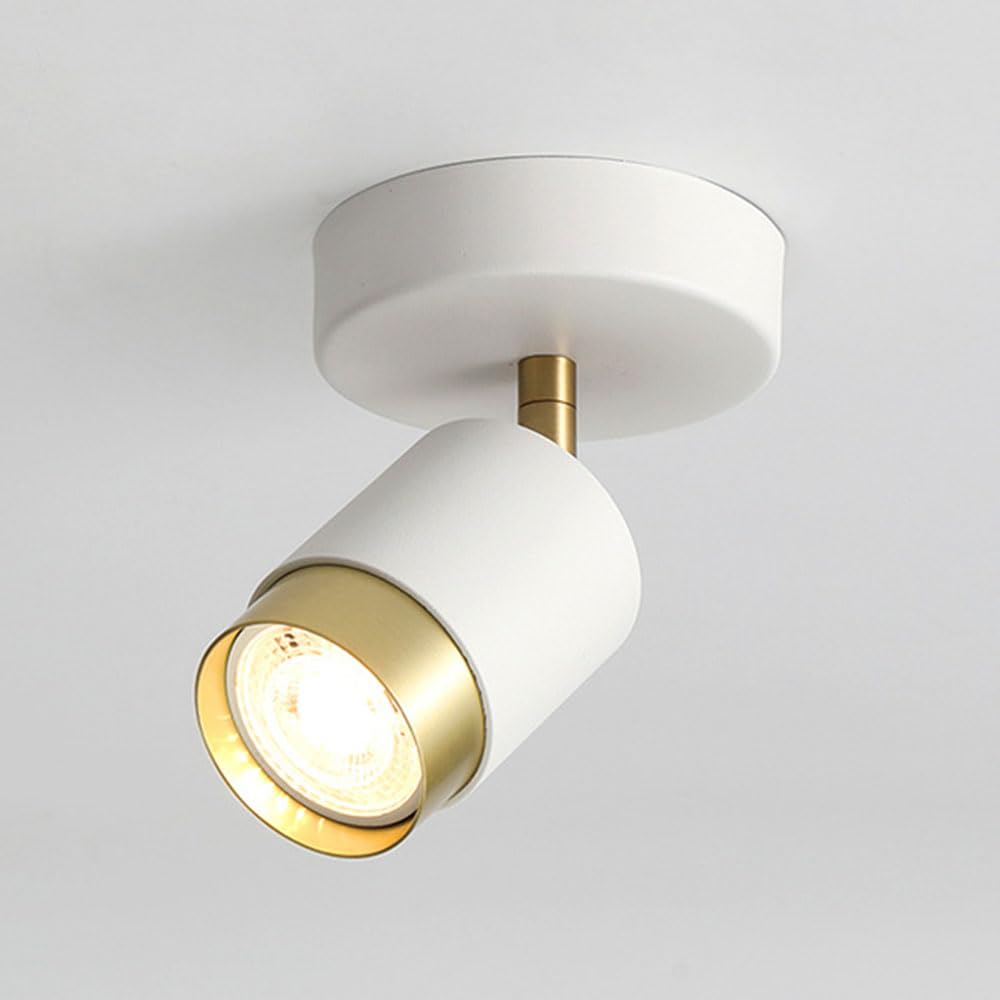 Plafonnier LED 5W orientable idéal pour illuminer un couloir sombre ou un salon