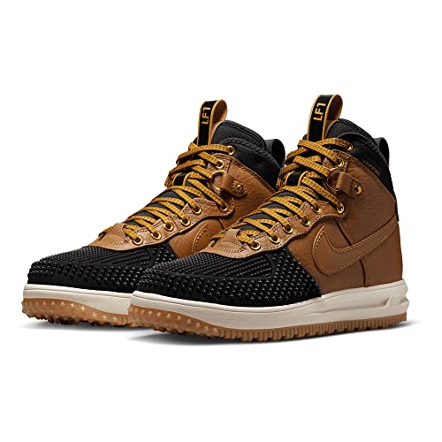 NIKE Lunar Force 1 Duckboot, Men's Basketball Shoes, 9.5 UK (44.5 EU), Ale Brown Ale Brown Black Goldtone, 8