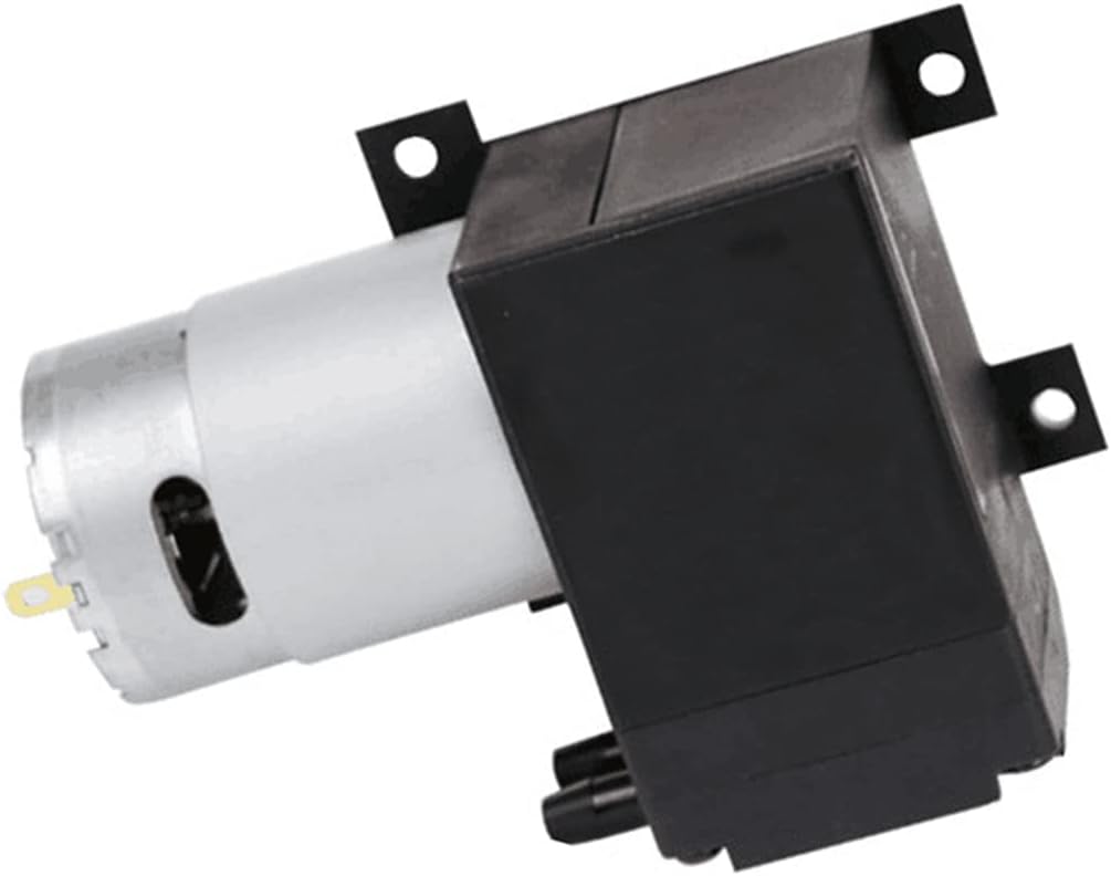 12V Micro Vacuum Pump High Vacuum DC Air Pump Mini Air Compressor Oil Free Diaphragm Pump for DIY Projects and Vacuum Adsorption Equipment