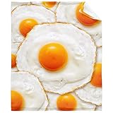 Blanket Egg Pattern Fleece Lightweight Throws Gift for Birthday Christmas Soft Flannel Blankets for All Season Bed Sofa 50'x40' Small for Kids