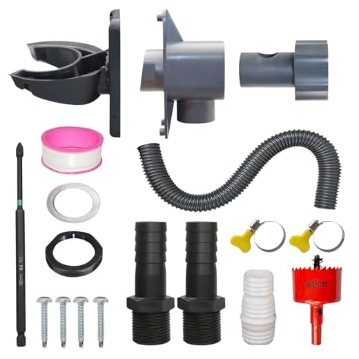 Regenwassersammler, 70-110mm Fallrohr Regensammler Speedy, Regentonne Anschluss Fallrohr, Wasserdieb Regendieb Regentonnen Verbinder für Dächer bis 80 m², mit Montagezubehör Schlauch 100cm (C)