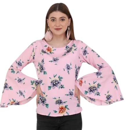 Image of emeros Women's Girls Floral Printed Stylish Dress| Comfortable, Breathable, Lightweight|SL 22
