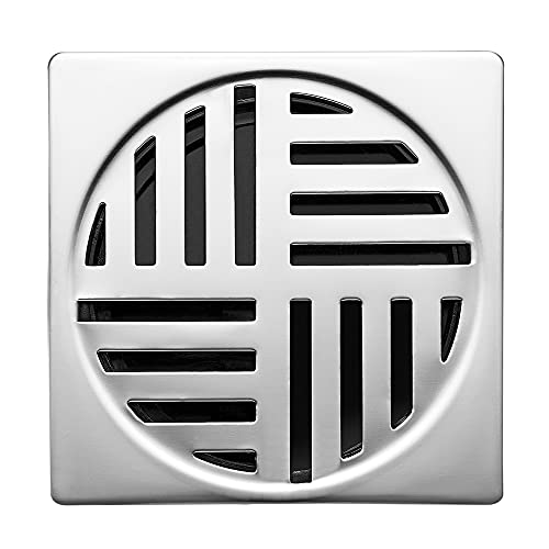 Grelha Inox Quadrada para ralo 95 mm Fechamento 1790 C19 95 mm Lorenzetti 7050224