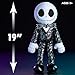 Disney Tim Burton's The Nightmare Before Christmas Large 19-inch Jack Skellington Plush Stuffed Animal, Mettalic Finish, Soft Toys for Fans, Girls, Boys, Kids Ages 3 and Up by Just Play