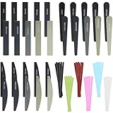 Honoson 60 Pcs Sanding Sticks for Plastic Models Set Include 30 Polishing Sticks and 30 Sanding Twig for Wood Models Assorted Metal Tools Accessory Craft Amateur Beginner