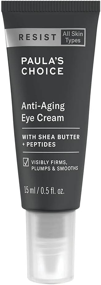Paula’s Choice RESIST Anti-Aging Oogcrème – Rijke, Voedende Crème Vermindert Rimpels Zichtbaar – met Shea-boter & Peptiden – Alle Huidtypen – 15 ml