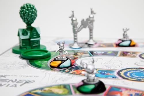 Image of The Magical World of Disney Trivia Games - Board Games for Family Night, Family Games, Multi-Player Board Game, Family Board Game, Travel Games, Disney Game, Ages 6+
