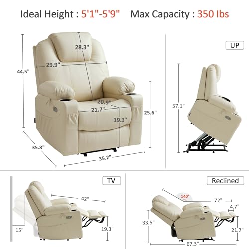 Electric recliner sofa set
