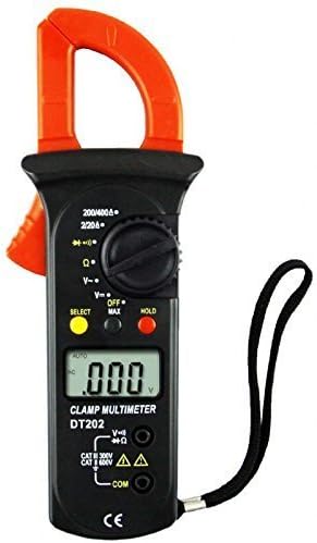 Volmate Auto Ranging Auto-off Digital Clamp Multimeter Voltmeter Ammeter Ohmmeter, AC Current Tester