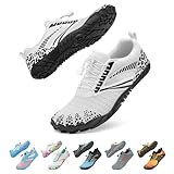 Barefoot Water Shoes Women Men Adult Hiking Swim Beach River Pool Hike Guarding Shoes Aqua Socks Protective Comfort Wide Toe Box Width Rock Climbing Vacation Outdoor 2025 New