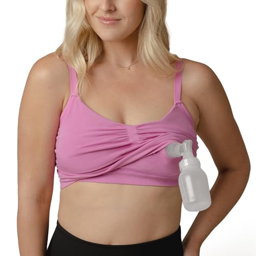 Kindred Bravely Sublime Sleep Pumping Bra Hands Free, Adjustable Pumping & Nursing Bra with EasyClip for All Breast Pumps