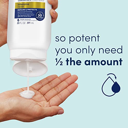 Dove Ultra Intensive Repair Concentrate Conditioner For Damaged Hair Fast Detangle Technology Repairs And Protects In 30 Seconds With 2X More Washes 20 Oz #TOP3