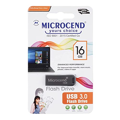 Image of 16gb & 32gb 3.0 USB Pen Drive /Flash Drive with Metal Body External Storage Device (Color-Black) (Set of 2)