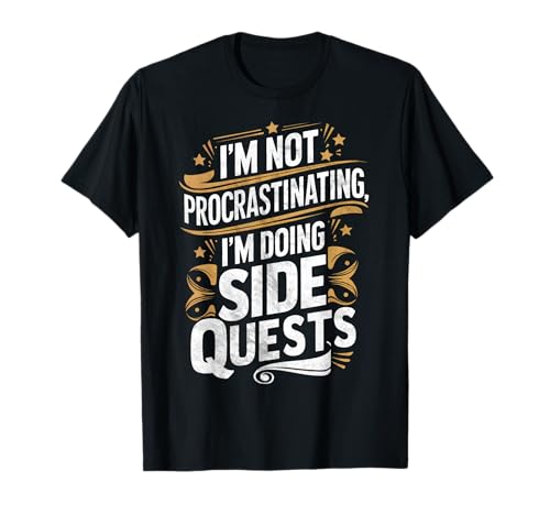 No estoy procrastinando Estoy haciendo misiones secundarias Juego de dados RPG Camiseta