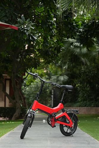 Image of Aoki Flex CR Electric Cycle | Foldable 16 Aluminum Alloy Frame | Smooth Suspension System | City Commute Efficiency | Compact Portable Design | Urban Ride Comfort | Lightweight Structure