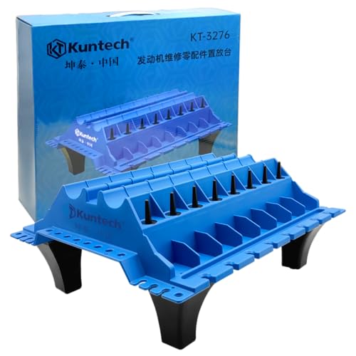 KTTOOL Engine Cylinder Head Organizer Valves Tool,Engine Organizer Parts Tray,Valvetrain Organizer Trays,Engine Cylinder Head Tray Organiser,Store Car Cylinder Head Parts (Valves, Springs, Camshafts)