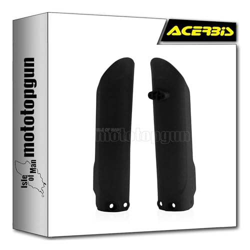 Couvercle fourche noir Acerbis pour des sessions cross réussies en KTM SX 85 sur tous terrains