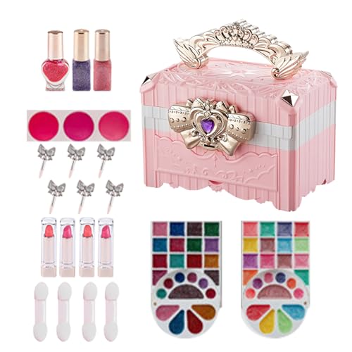 Vernis lavable et rouge à lèvres maquillage factice sans taches fille