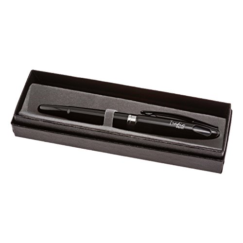 Pentel Tradio Fountain Pen, Black Barrel, Blue Ink, Gift Boxed, 1-Pk (Trf94A-C) #TOP5