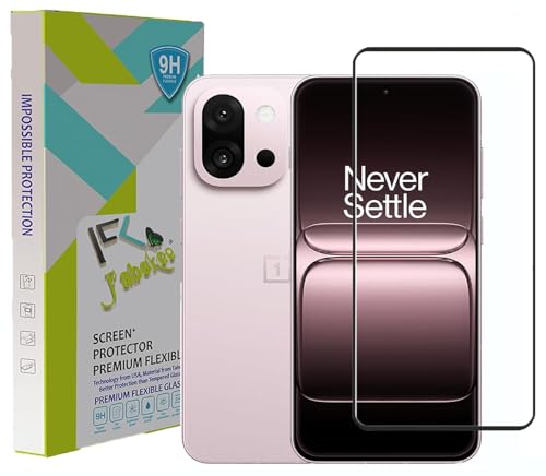 Image of Tempered Glass Screen Protector Compatible For OnePlus 13s Black Cellphone With Edge-To-Edge Protector Coverage And Easy Installation Kit