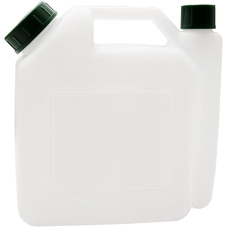 1 Gallon Portable 2-Stroke Engine Oil Fuel Mixing Bottle
