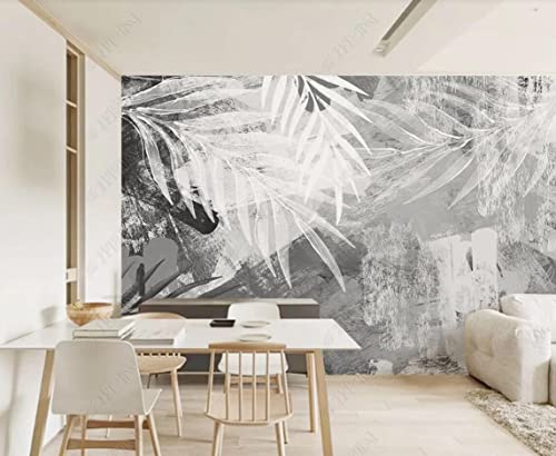 Songqians Carta da Parati 3D Pianta di Foglie