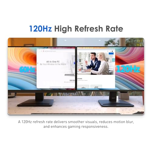 Image of msi PRO MP275 E2 27-inch IPS 1920 x 1080 (FHD) Gaming Office Monitor, 120Hz, Free-Synch, HDMI, DisplayPort, VGA Port, VESA Mountable, Tilt, Speaker, 4-Side Slim Bezel 1ms, Black
