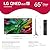 LG 65 Inch Class QNED85A Series 4K UHD Smart TV 2025 MiniLED Quantum Dot NanoCell AI Processor 4K 120Hz Dolby Vision Atmos Alexa Google Assistant webOS HDMI203F SURF201V CPS 12 Month Protection