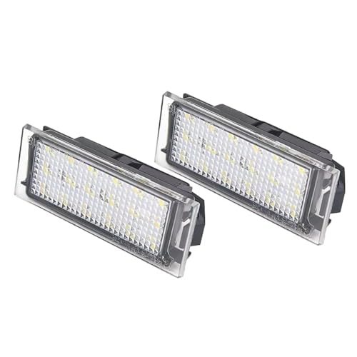 Luces de matrícula para automóvil Clio 3 evita multas por luz fundida