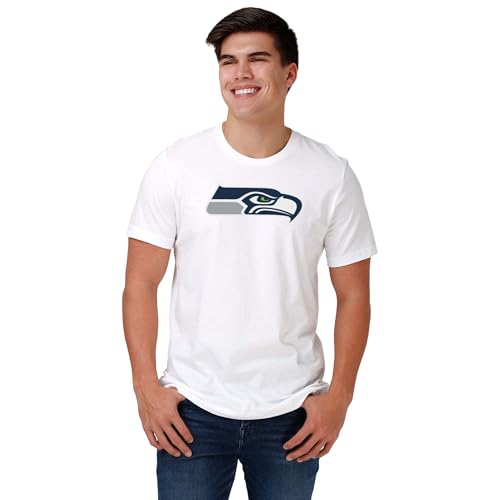 Image of FOCO Men's NFL Team Primary Logo Black Short Sleeve T-Shirt
